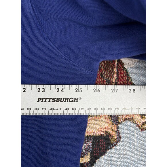 POLO Ralph Lauren Men's XXL 2XL Royal Blue Estate Rib Quarter Zip Pullover - Picture 4 of 9